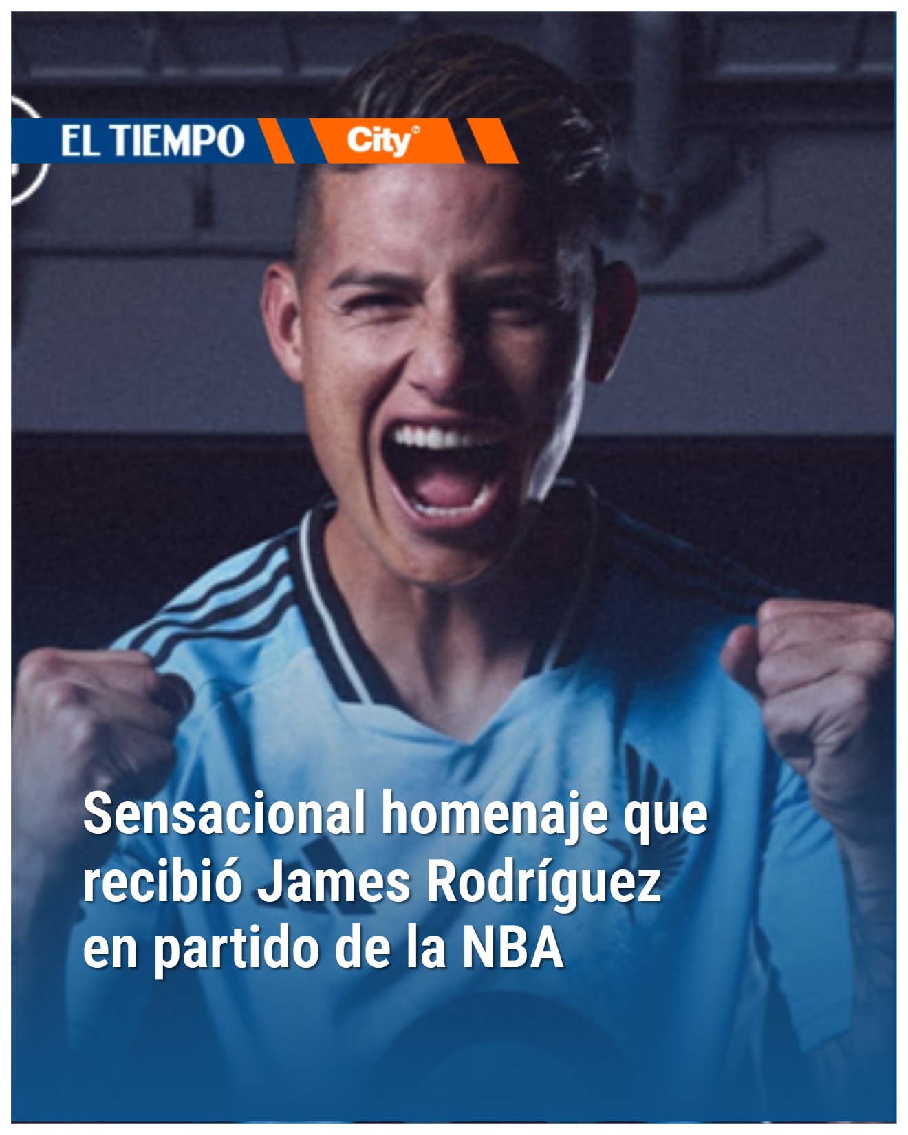El - 🏀 ⚽ Un momento memorable: James Rodríguez fue homenajeado en un ...