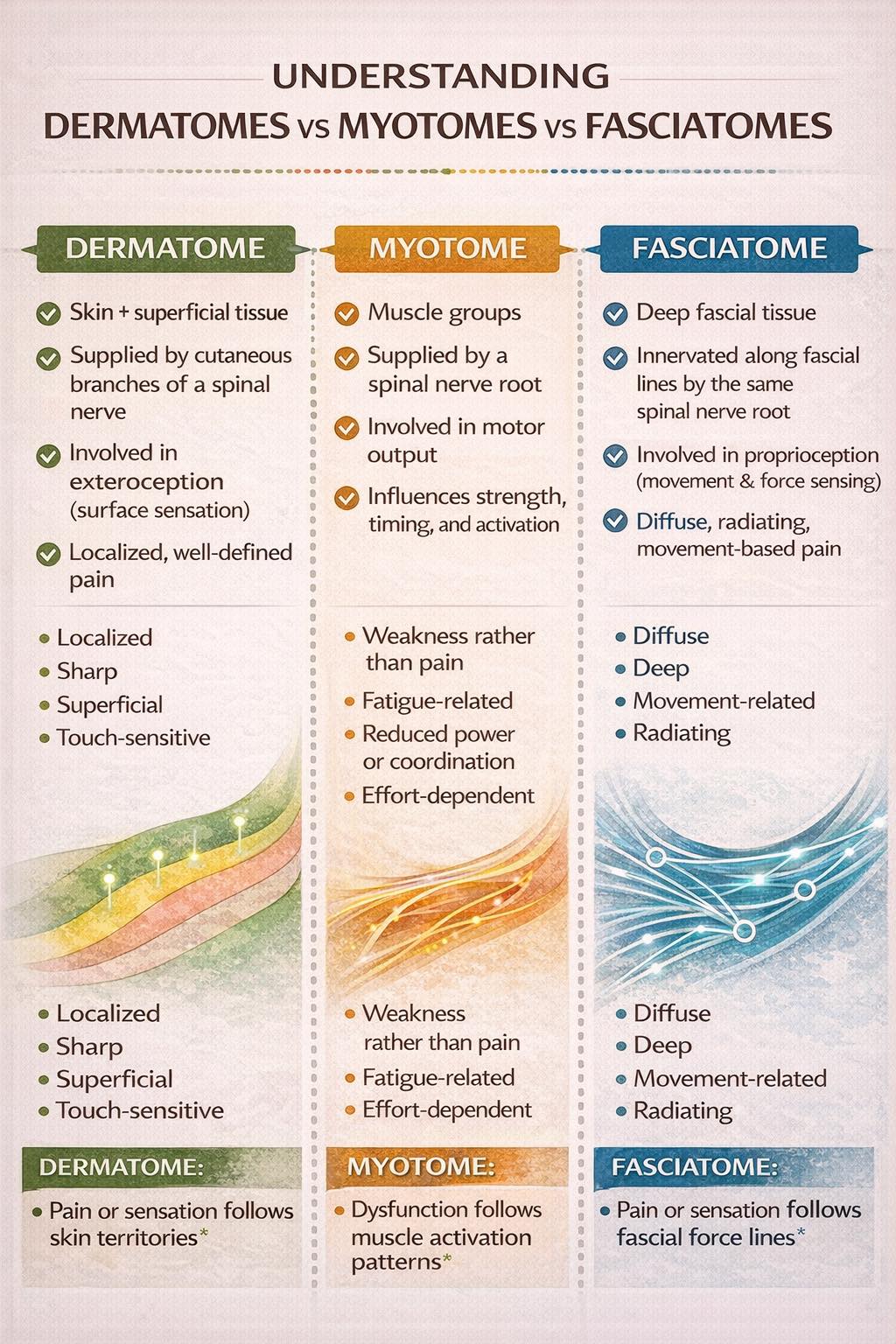 Koper - Introducing the Fasciatome A fasciatome describes regions of ...
