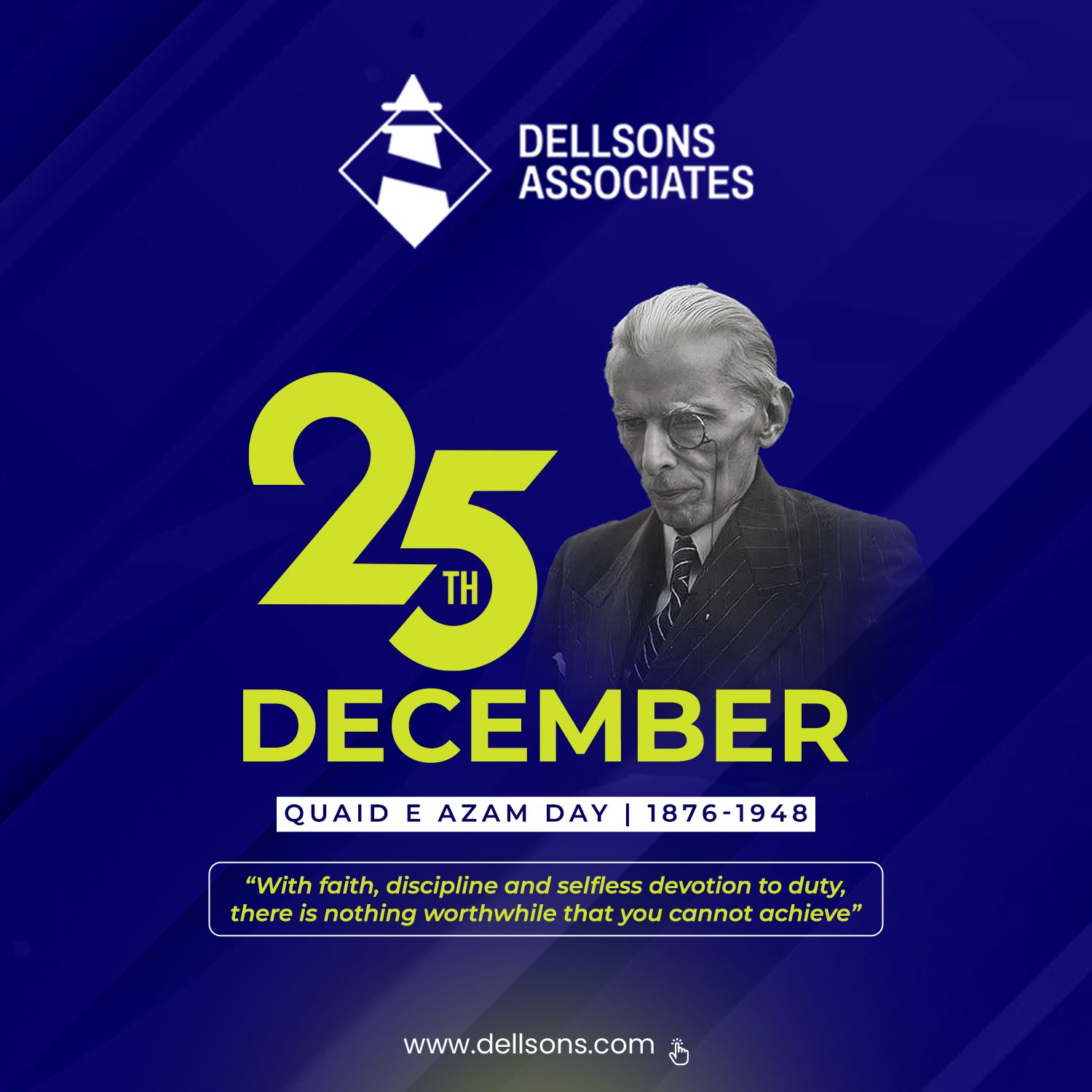 Dellsons - Quaid-e-Azam Muhammad Ali Jinnah gave Pakistan a vision ...
