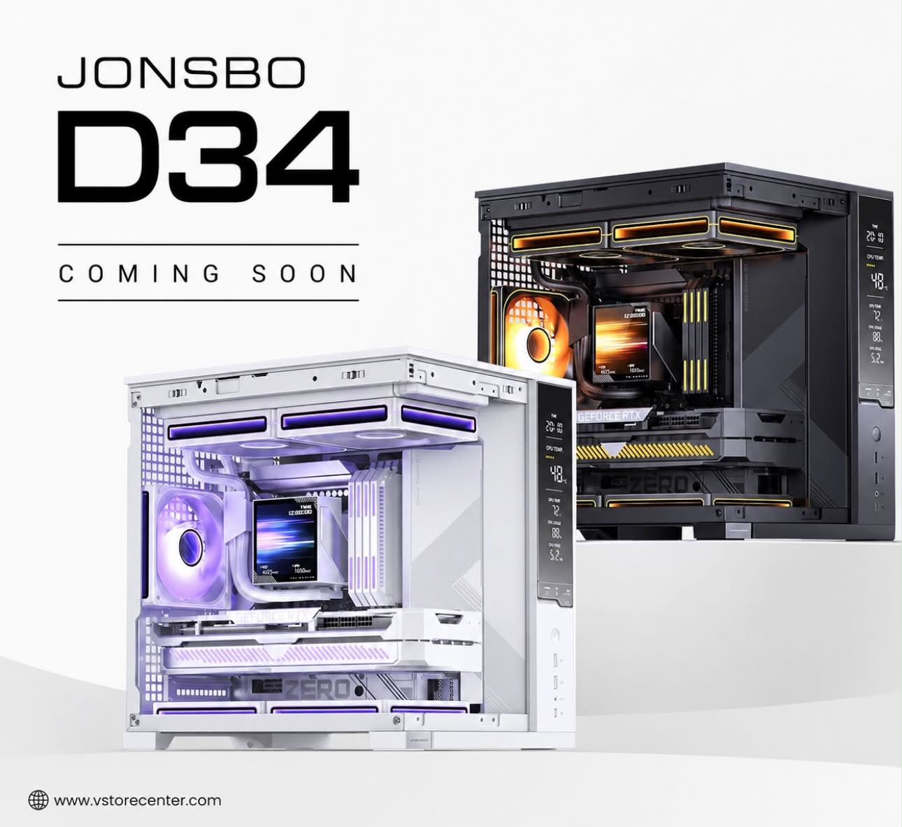Meet the Jonsbo D34 — a compact case that combines premium design