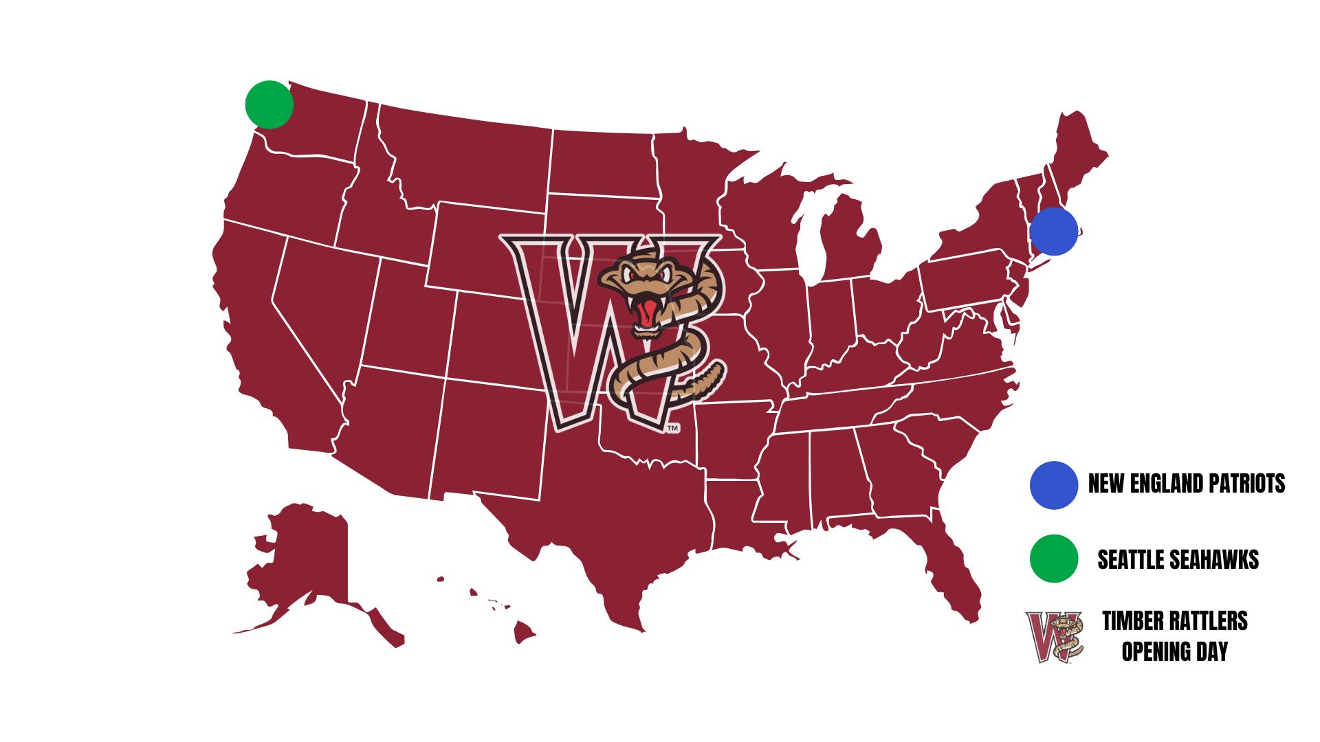 Wisconsin - Map of who everyone is rooting for in Super Bowl LX ... 👀⚾️ ...