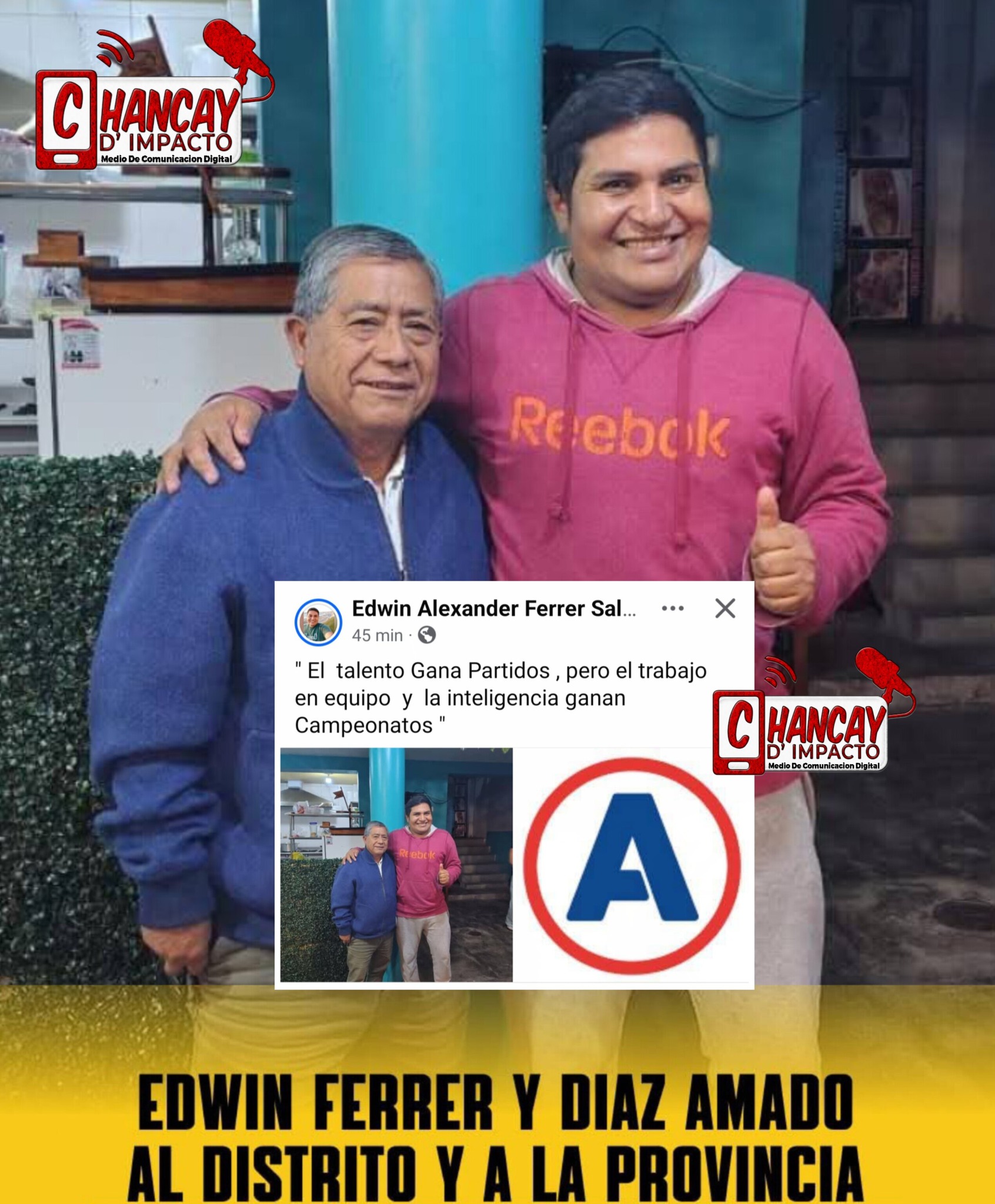 🗳️POLÍTICA EN LA PROVINCIA DE HUARAL... - Chancay D' Impacto | Facebook