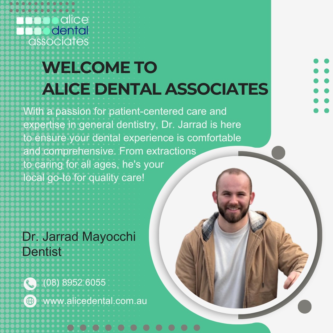 🦷 Meet Dr. Jarrad Mayocchi! 🦷... - Alice Dental Associates