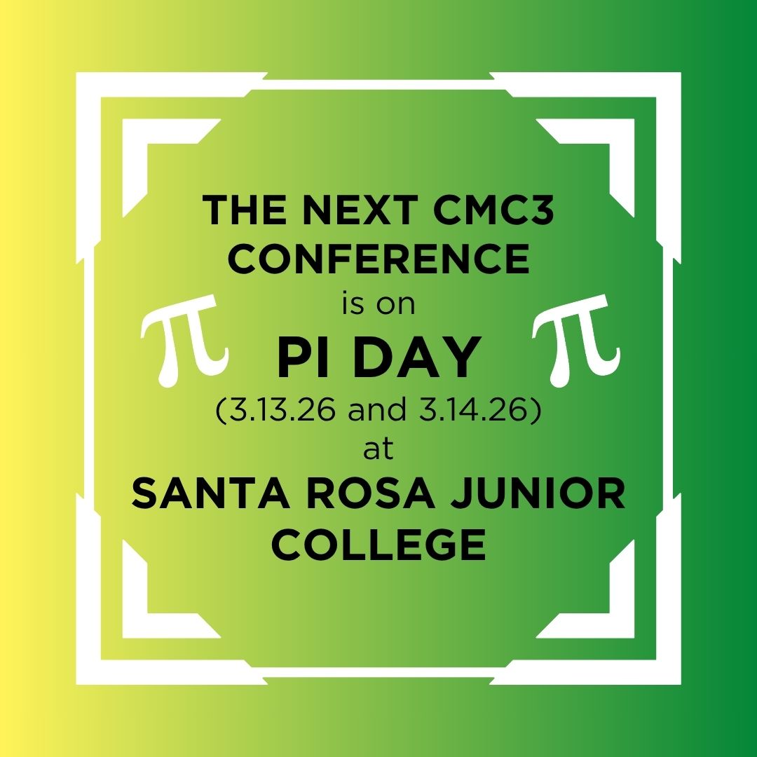 CMC3 California Mathematics Council Community Colleges