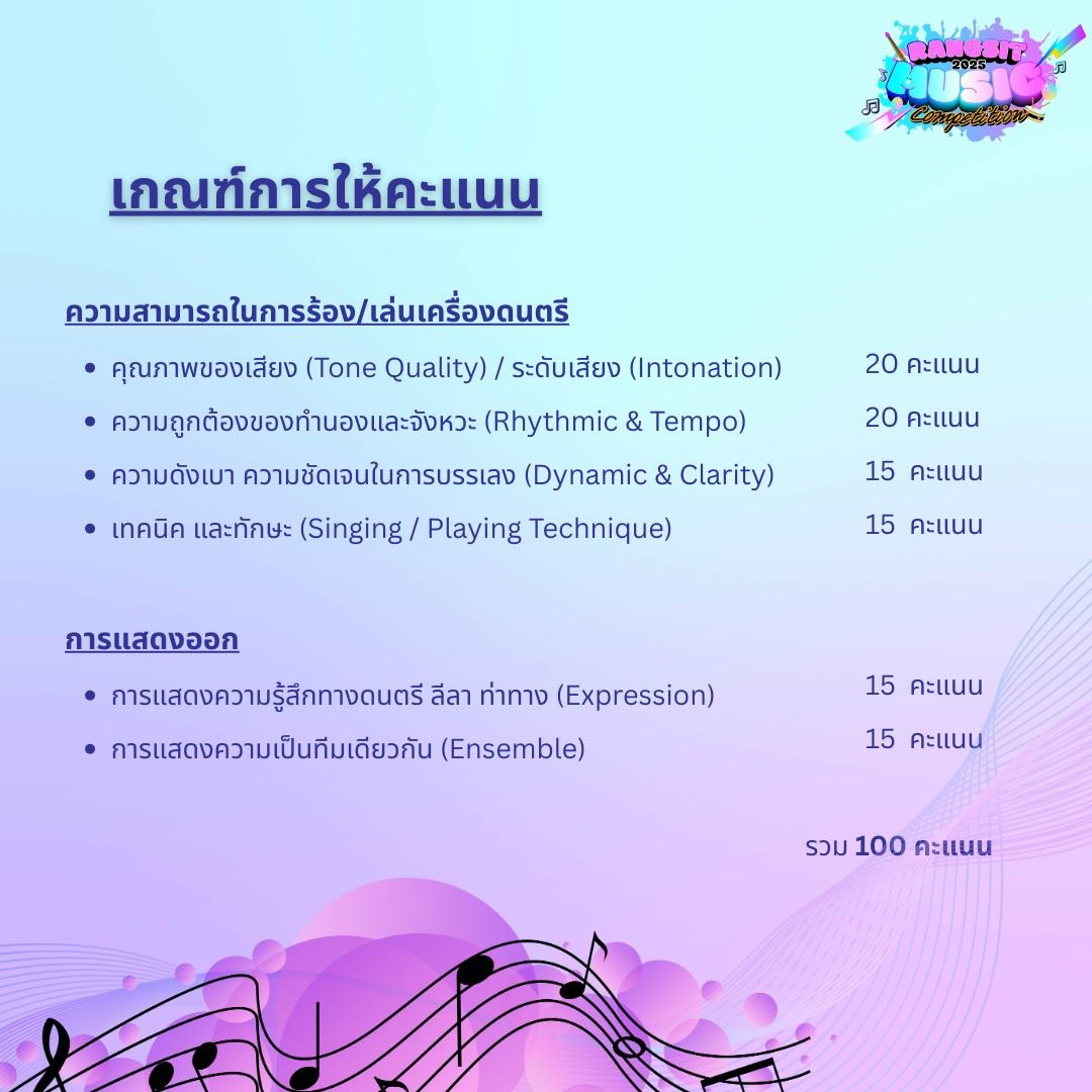Rangsit Music Competition... - Rangsit Music Competition