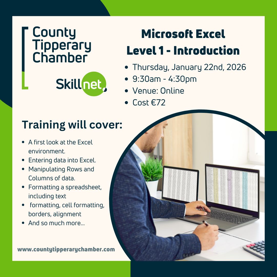 County - Excel Training Returns In January! We’re excited to announce ...