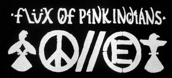 T-shirt Flux Of Pink Indians Unisexe - Neuf Avec étiquettes - Imprimé Graphique Punk/rock