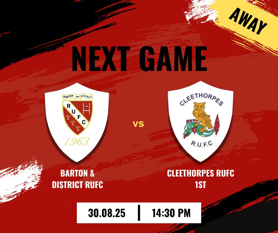 🏉 Next game announcement! 🏉... - Barton & District RUFC | Facebook