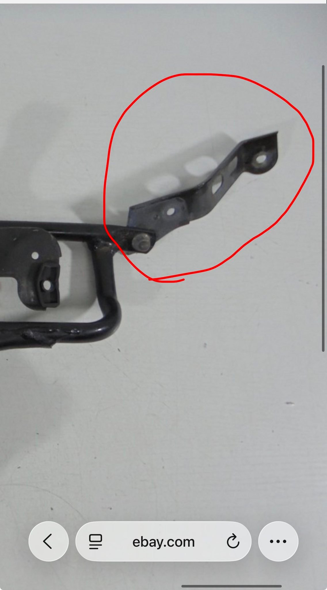 What is the gauge cluster mount part for a 1995 Kawasaki ZX6R?