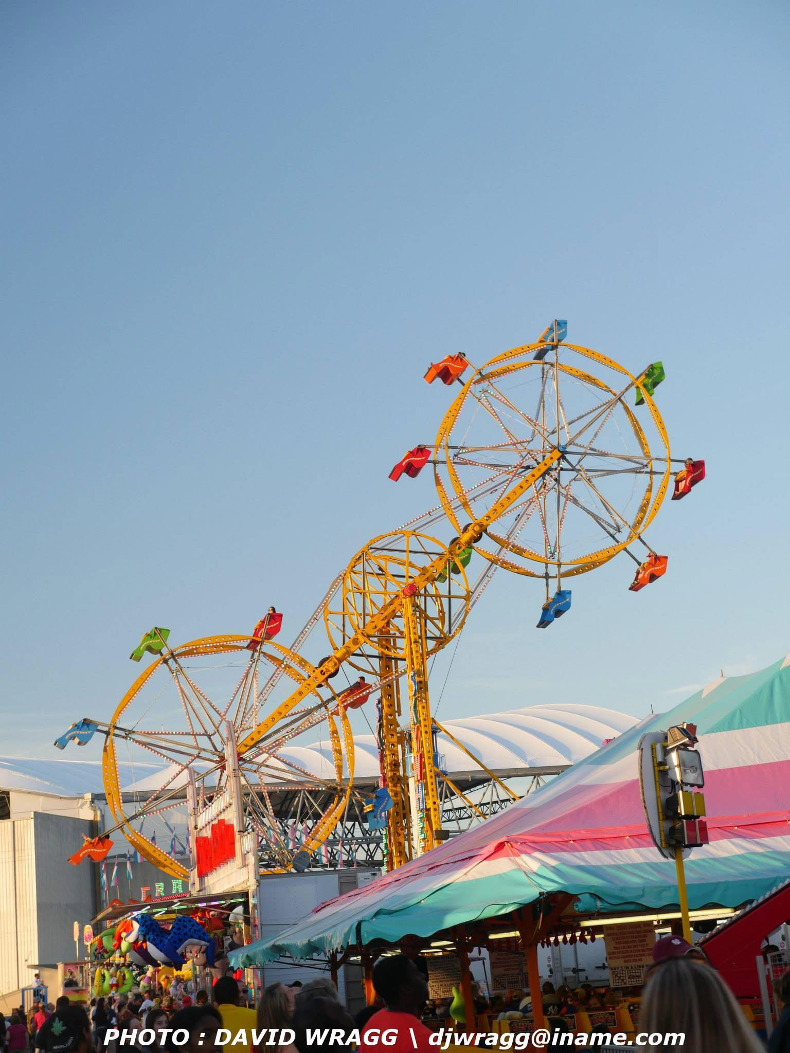 Fun - The only time I’ve ever seen a Sky Wheel. A ride I’ve alawys ...
