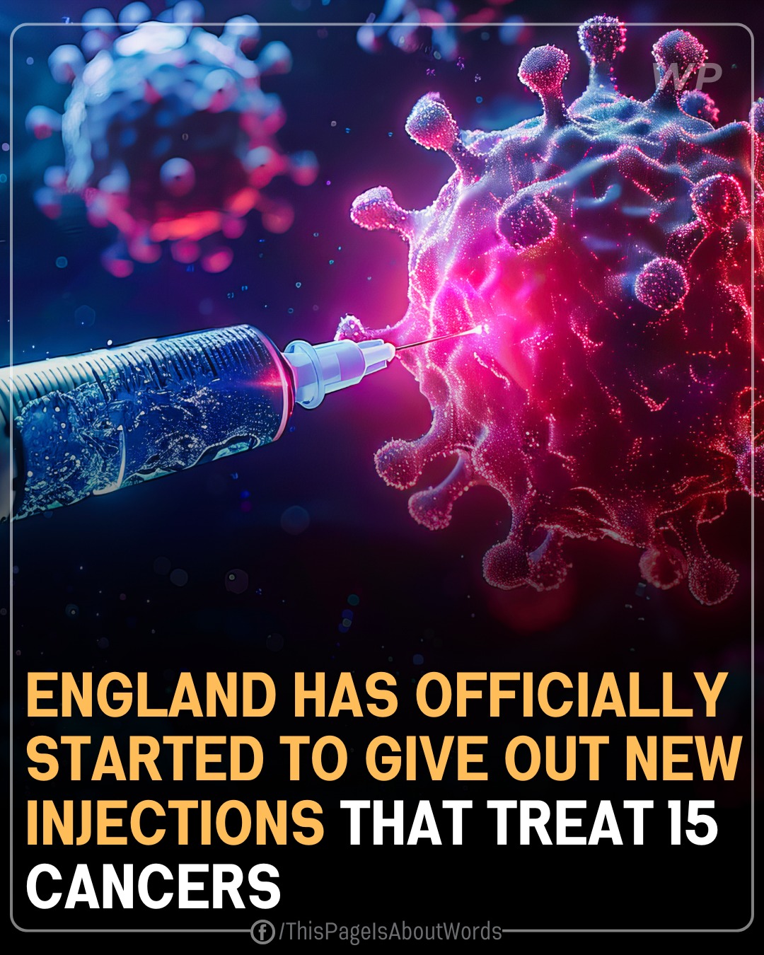 Word Porn - England is now offering a new cancer injection... | Facebook