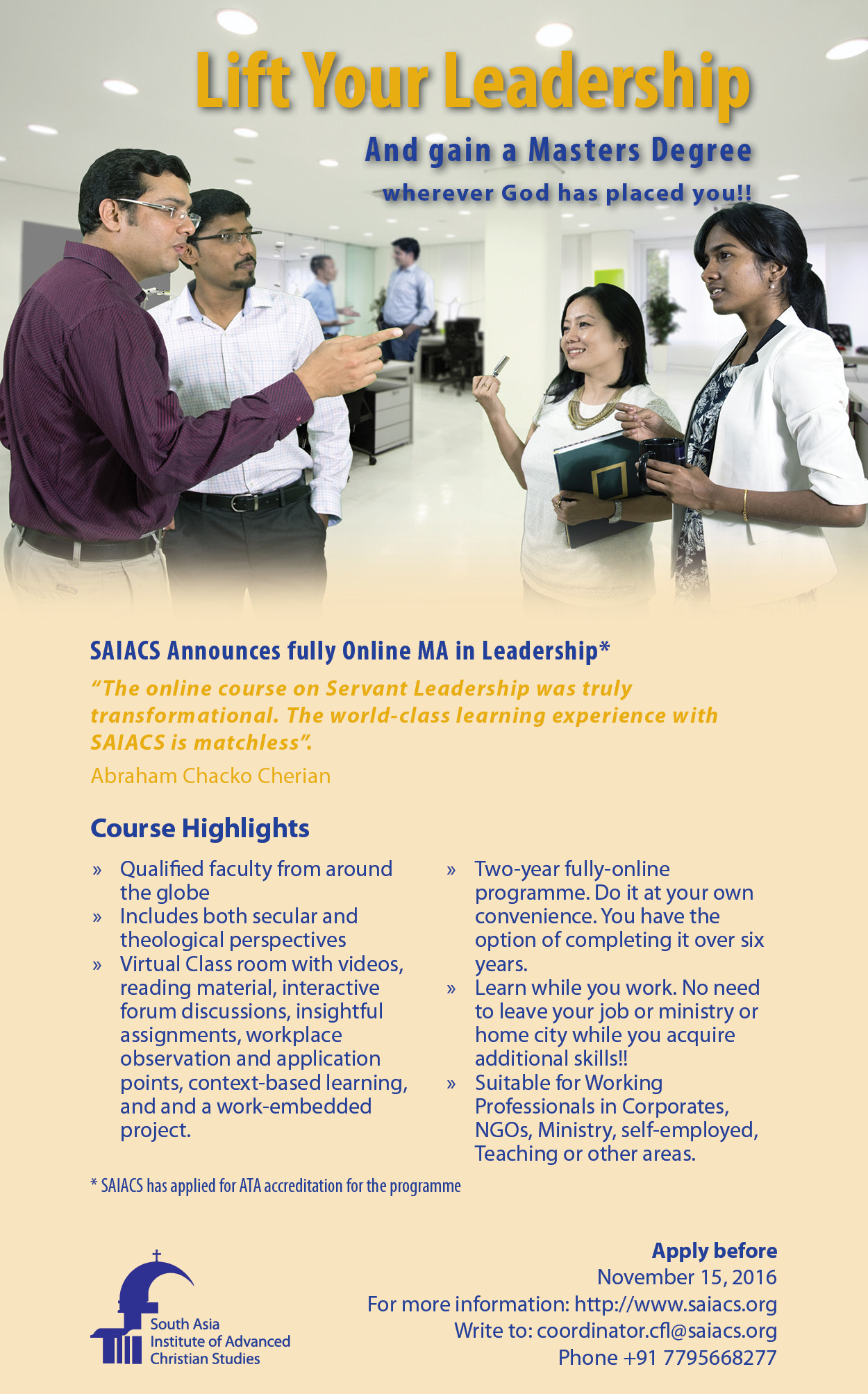 Saiacs Centre for Leadership