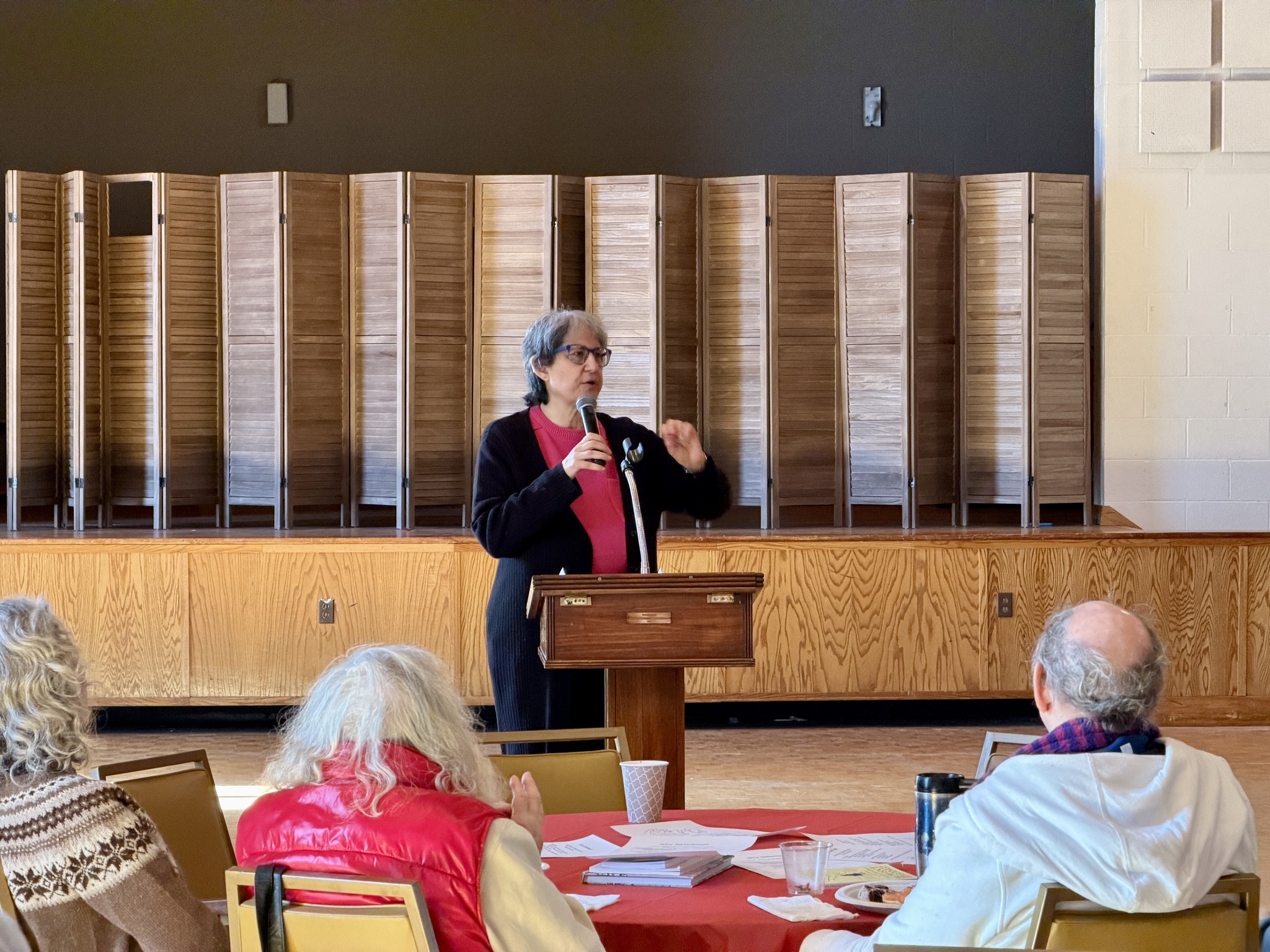 Temple - Rabbi Rachel Esserman delivers her annual book review. | Facebook