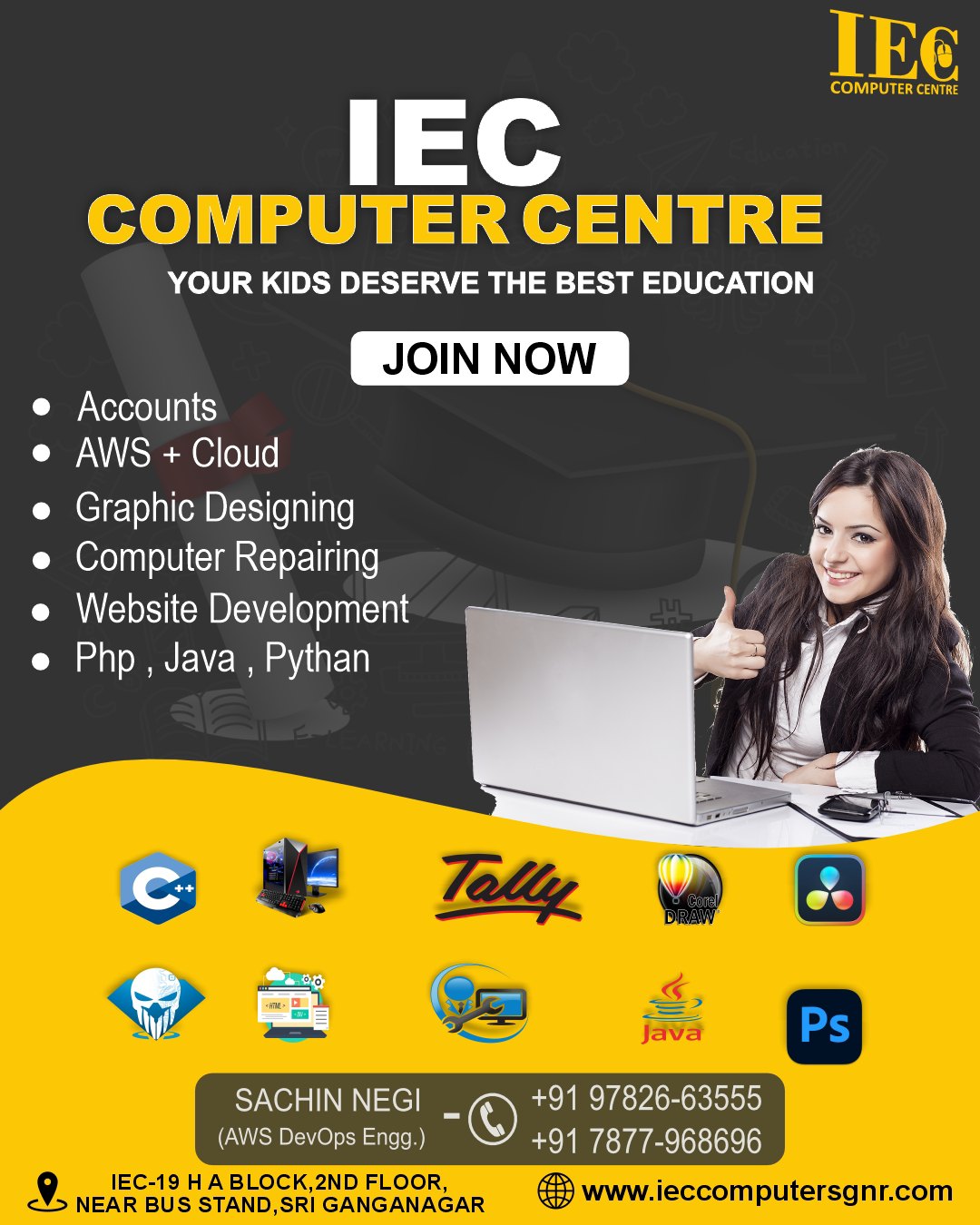 Iec - IEC Computer Centre – Sri Ganganagar 🎓 Start Your Career in the ...
