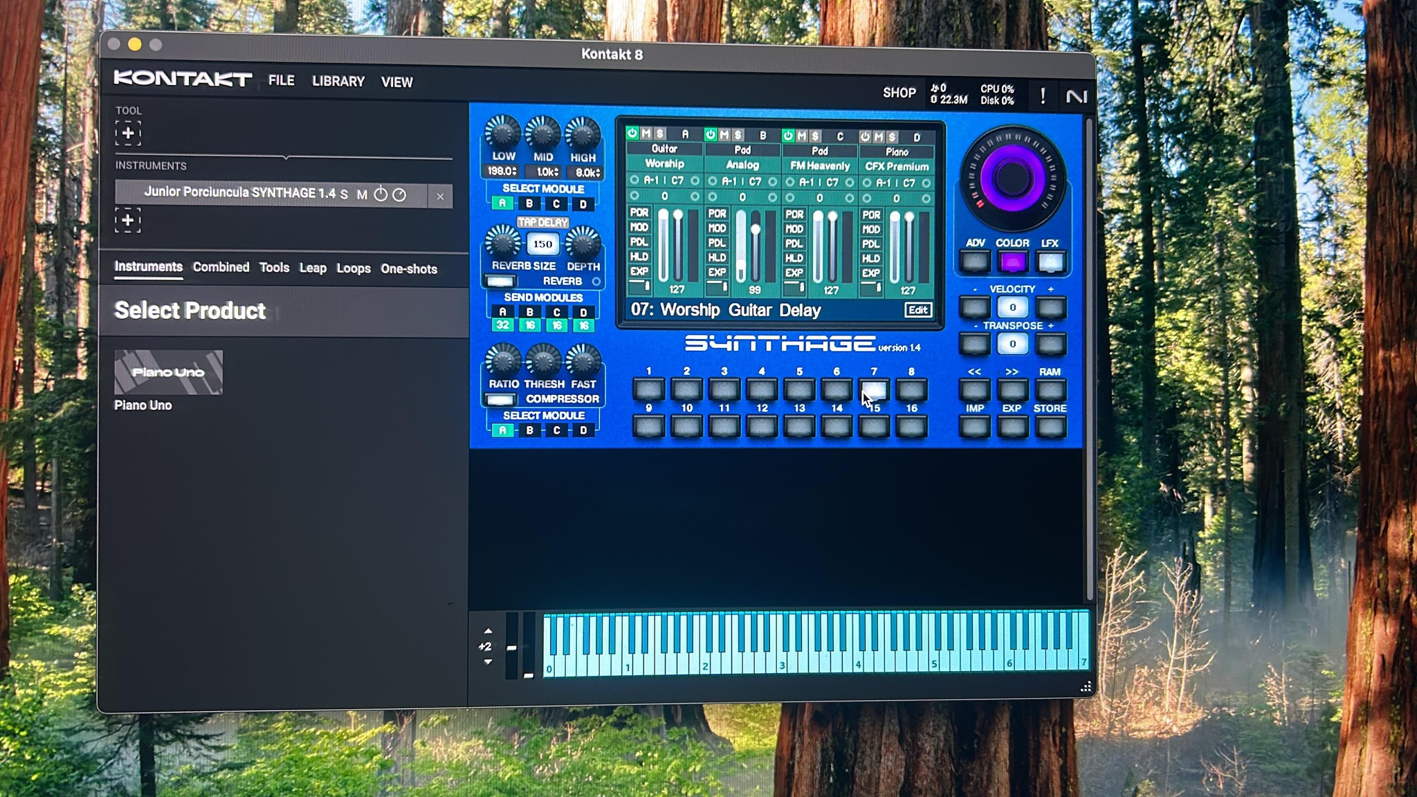 Synthage 1.4 makes your cheap Keyboard sound like an expensive one
