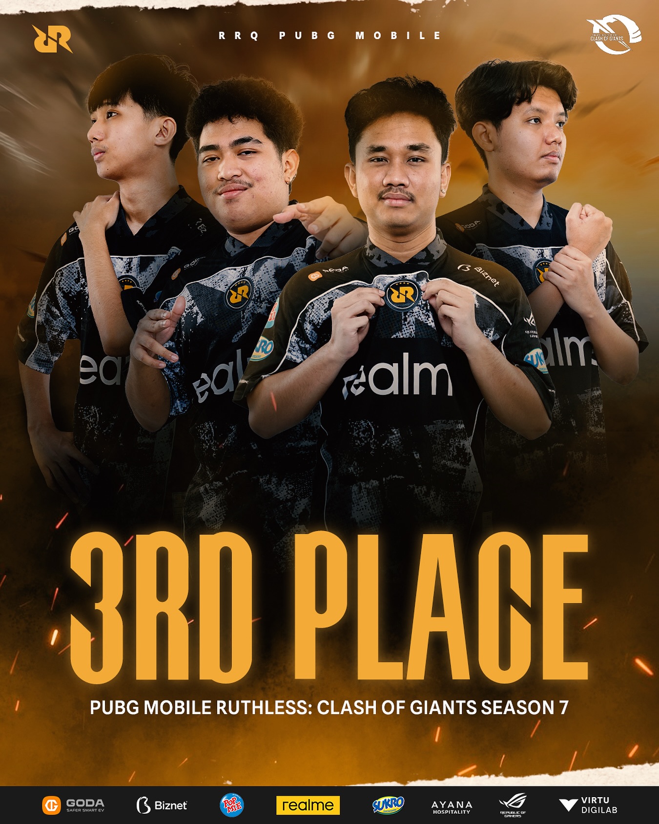 Team - Congrats kepada RRQ Ryu yang berhasil landing di Top 3 pada ...
