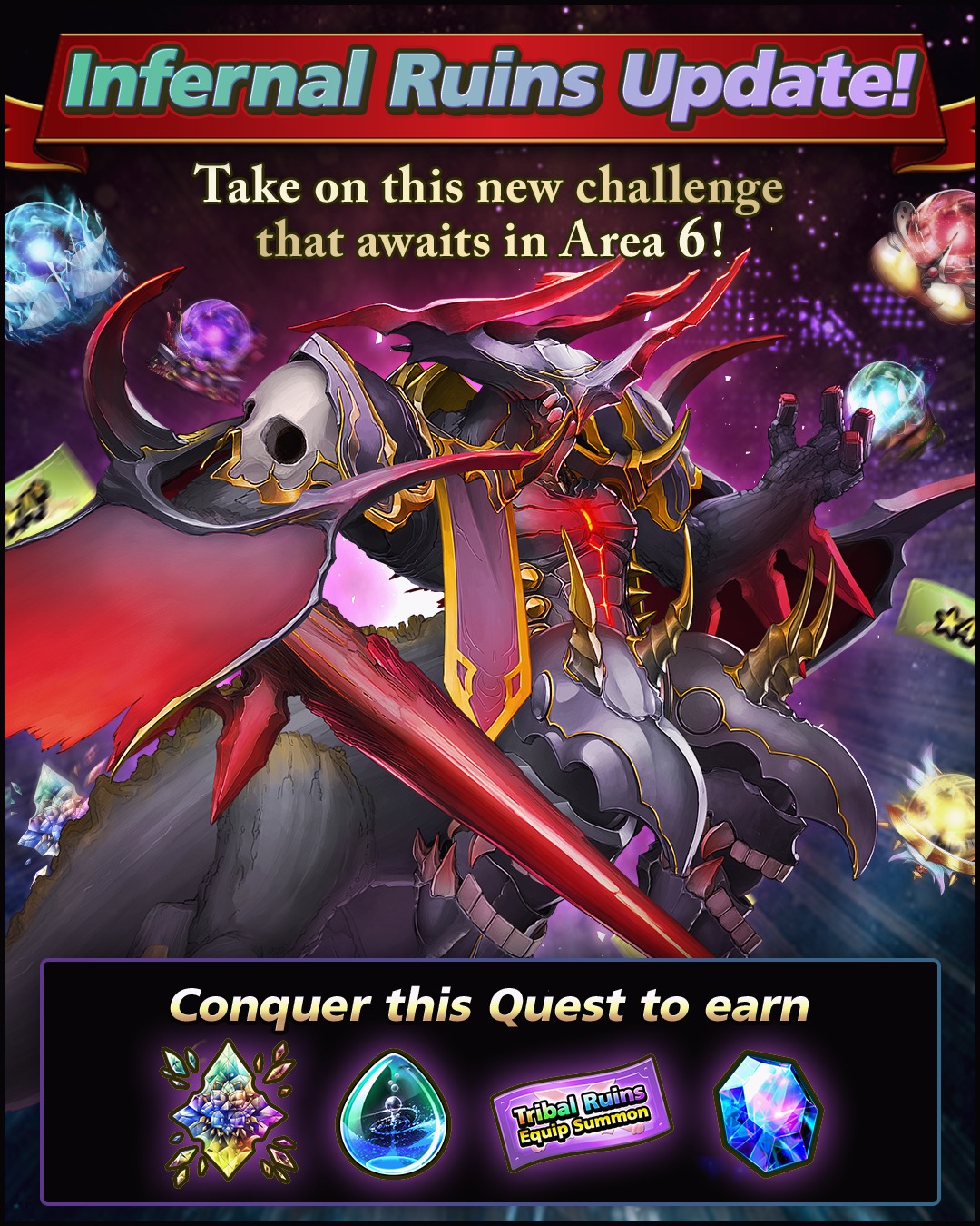 ruinページ Grand - Area 6 has been added to the Infernal Ruins!✨ Tackle it