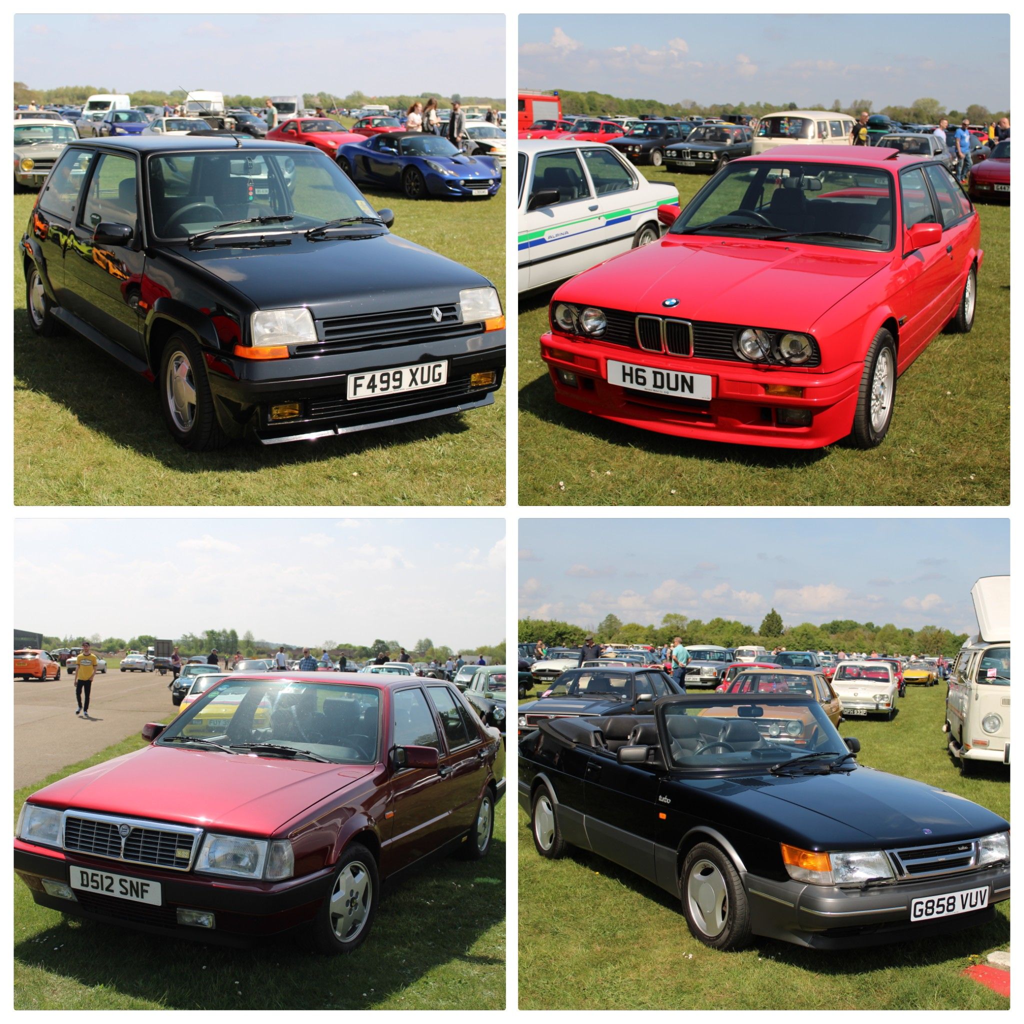 Today in my car show room it's 1992, and I've got four sporty cars