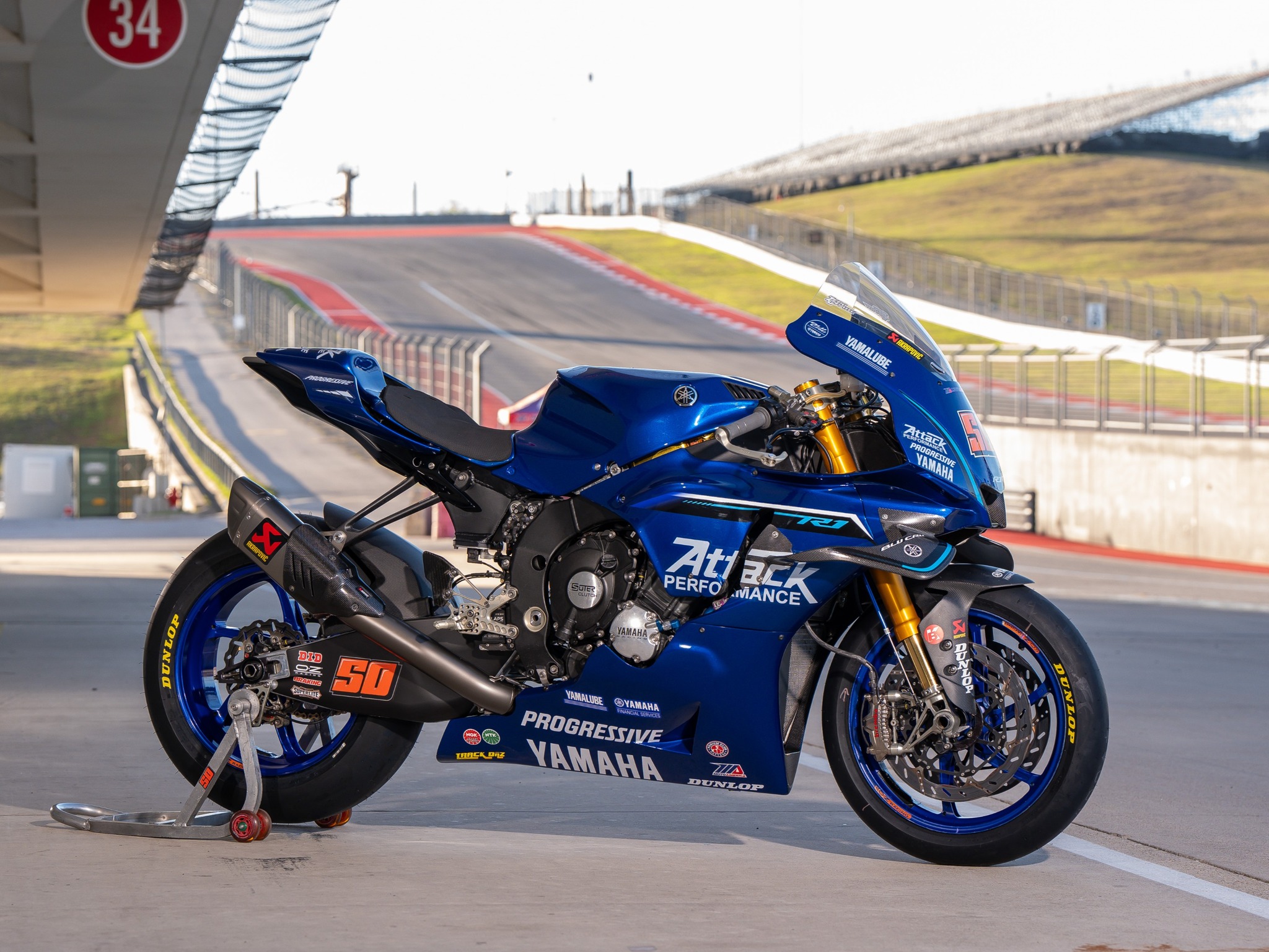 Yamaha superbike details and design