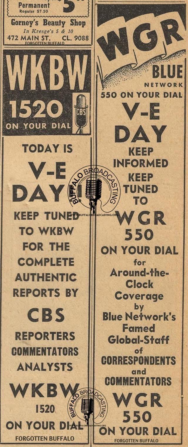 Buffalo - Today in 1945: May 8th: 80 years ago… Buffalo celebrated V-E ...