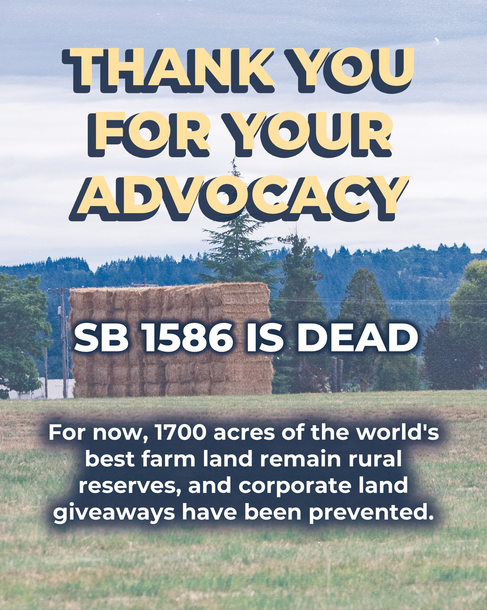 ? BREAKING: Thanks to you, legislators did not move forward with 