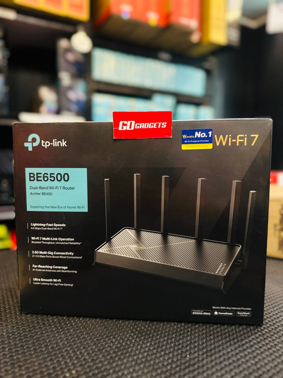 GO - TP-Link Archer BE400 BE6500 Dual Band WiFi 7 Router ORDER HERE 👇 ...