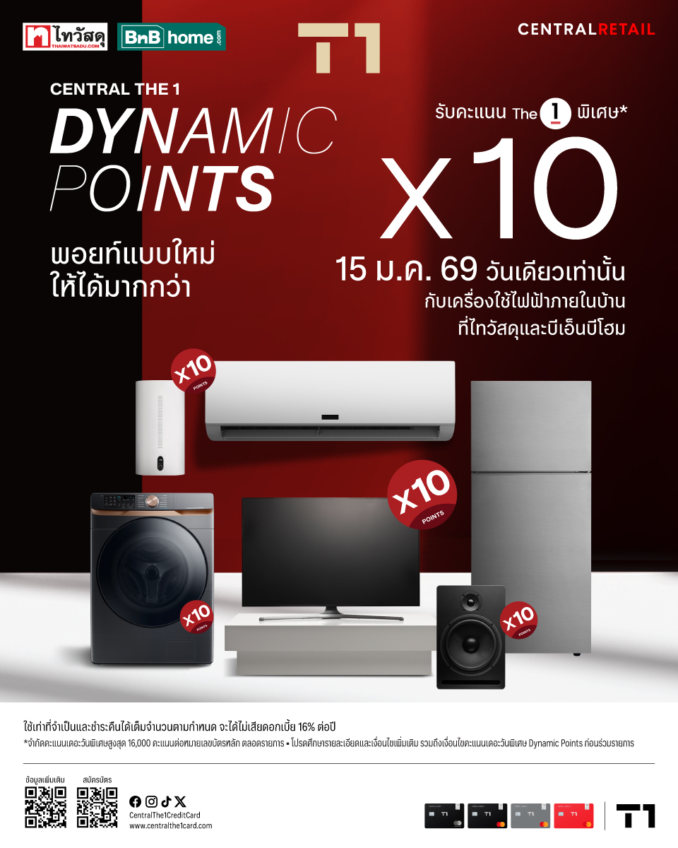 Thai Watsadu - Dynamic Points กับบัตรเครดิต เซ็นทรัล... | Facebook