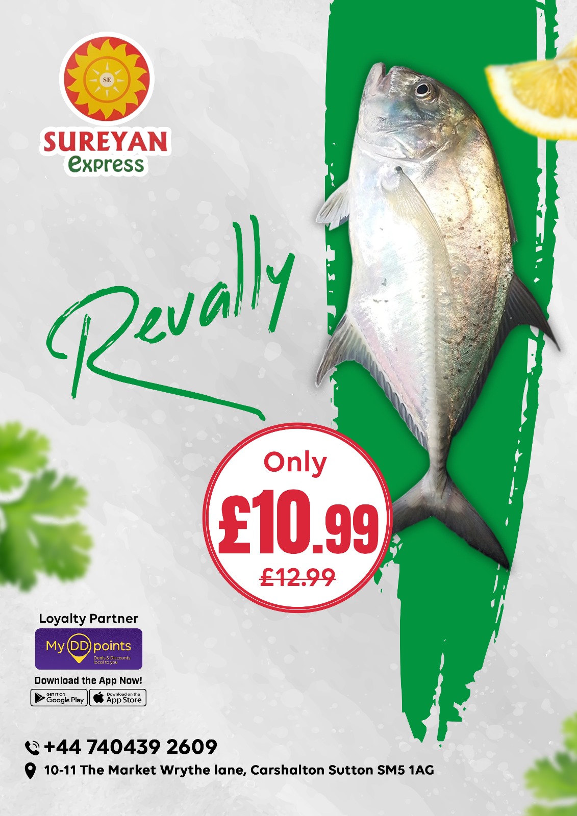 Sureyan - 🐟 Revally Fish now at Sureyan Express—fresh, flavourful, and ...
