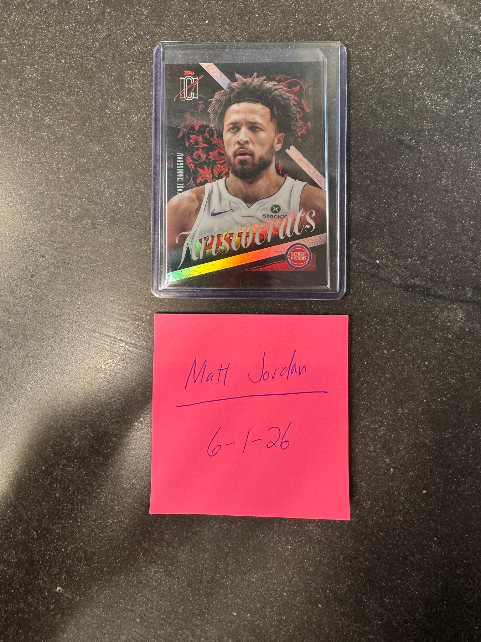 Cade Cunningham Aristocrats trading card for sale