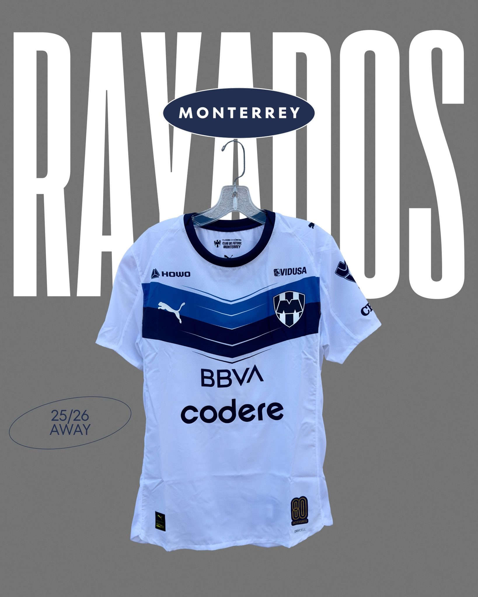 25/26 Authentic Monterrey Home and Away Jersey