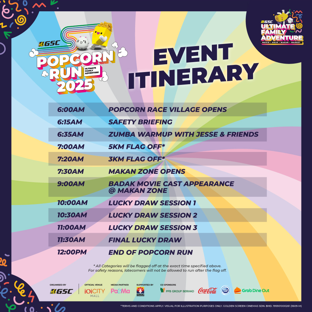 GSC - ⏰ The countdown is almost over — GSC Popcorn Run... | Facebook