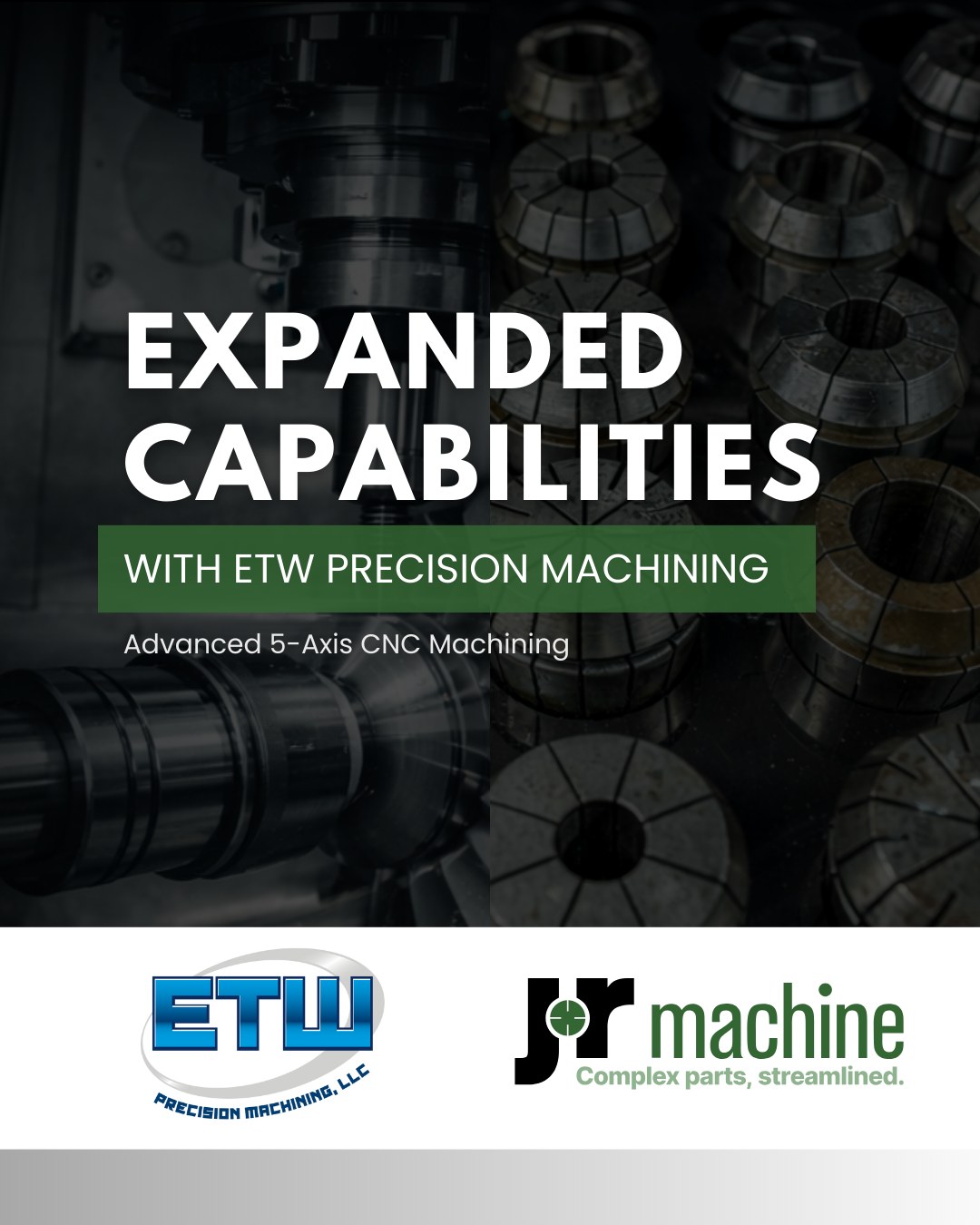JR - ETW Precision Machining is now part of the JR Machine family ...