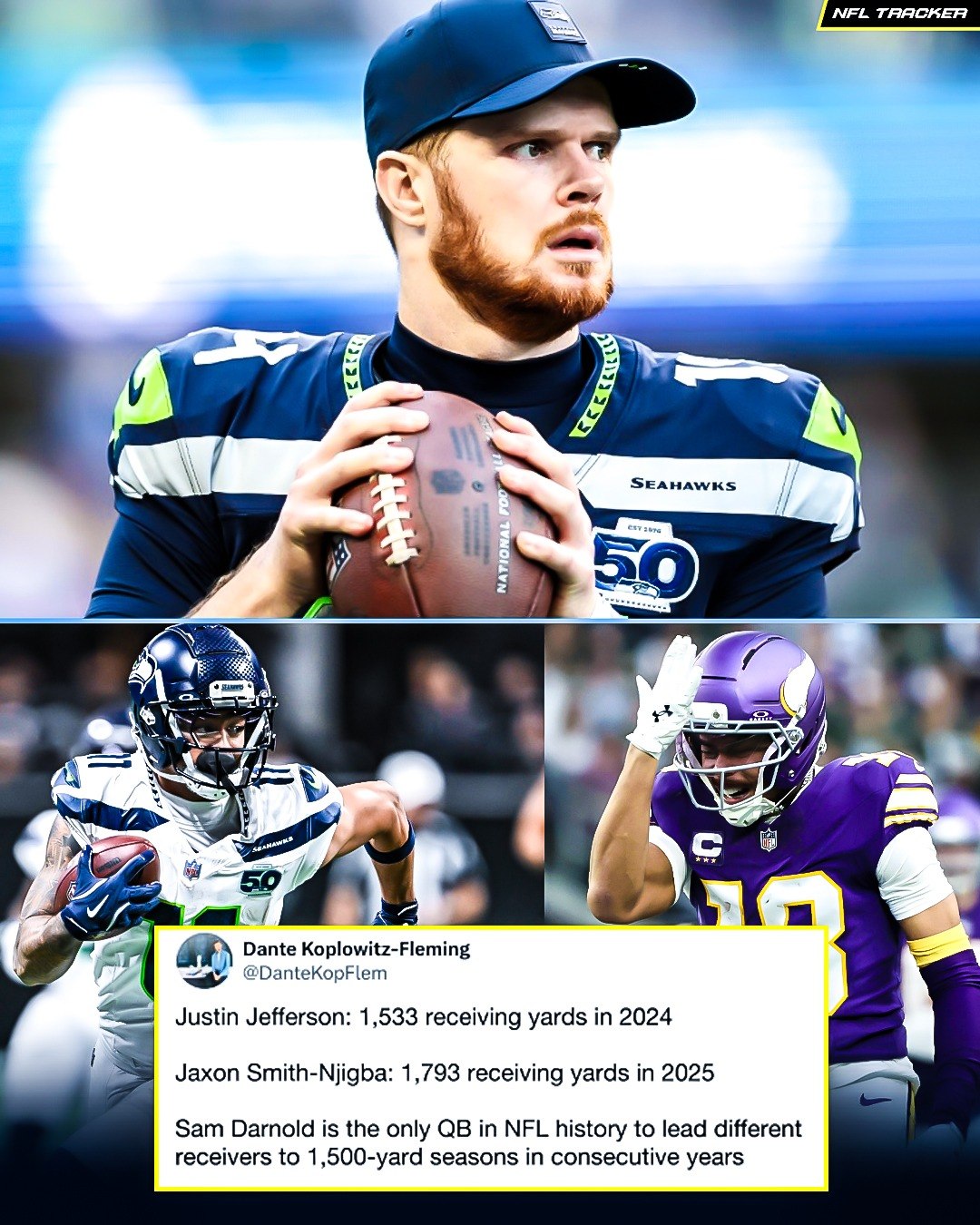 NFL Tracker - Sam Darnold is quietly making history. 👀🔥... | Facebook