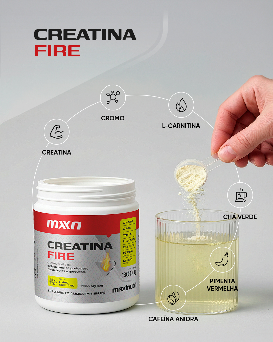 Creatina com estratégia. Quando a fórmula evolui, a rotina evolui junto. #maxinutri #mxn #estratégia #creatina