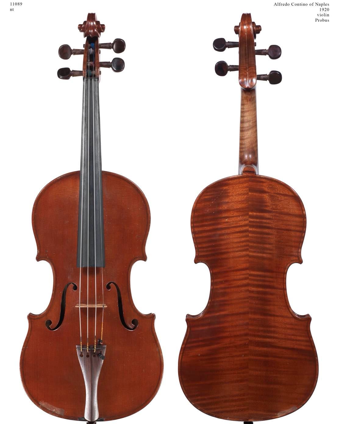 Maker: Alfredus Contino Year: 1920 Origin: Napoli, Italy Condition