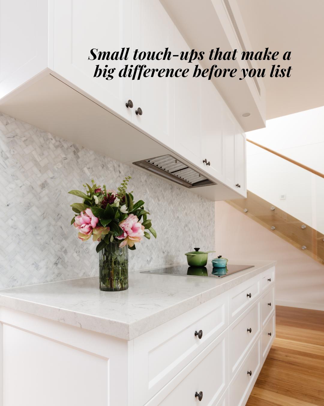 Sandy - Small touch-ups that make a big difference before you list: ️ ...