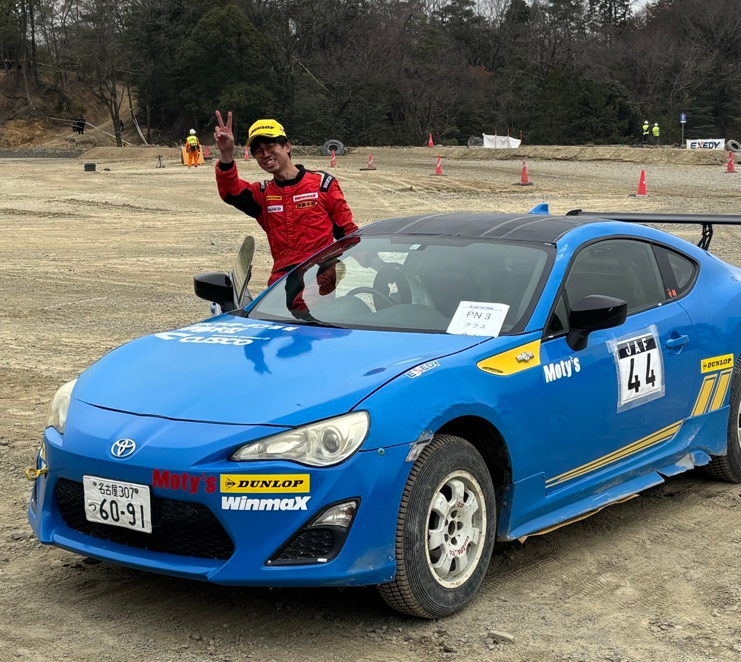 Cusco - 3/22 全日本ダートトライアルRd1 いなべ PN3クラス 3位 名倉