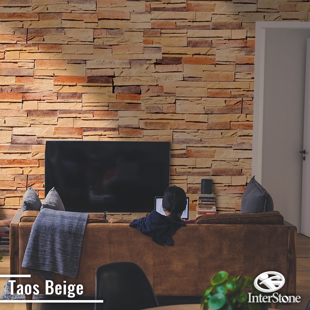 Interstone - Los colores y texturas de Taos Beige son...