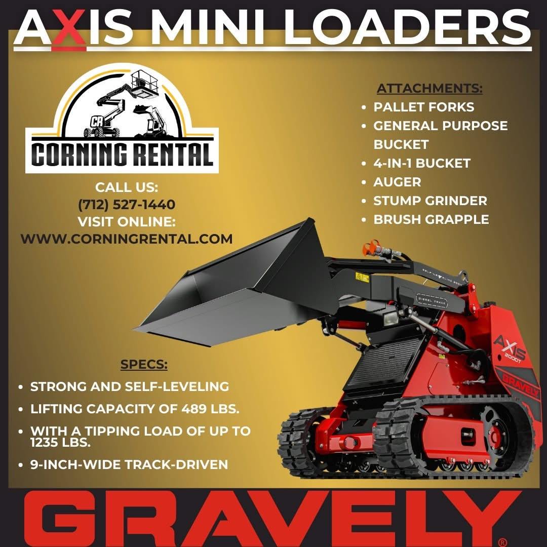 Corning Rental - The AXIS, a machine that won't sit and... | Facebook