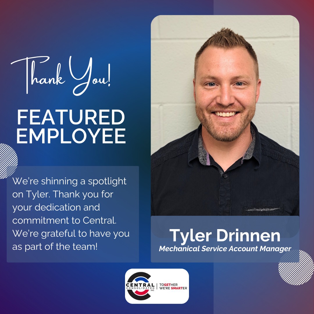 Featured Employee Spotlight – Tyler... - Central Consolidated | Facebook