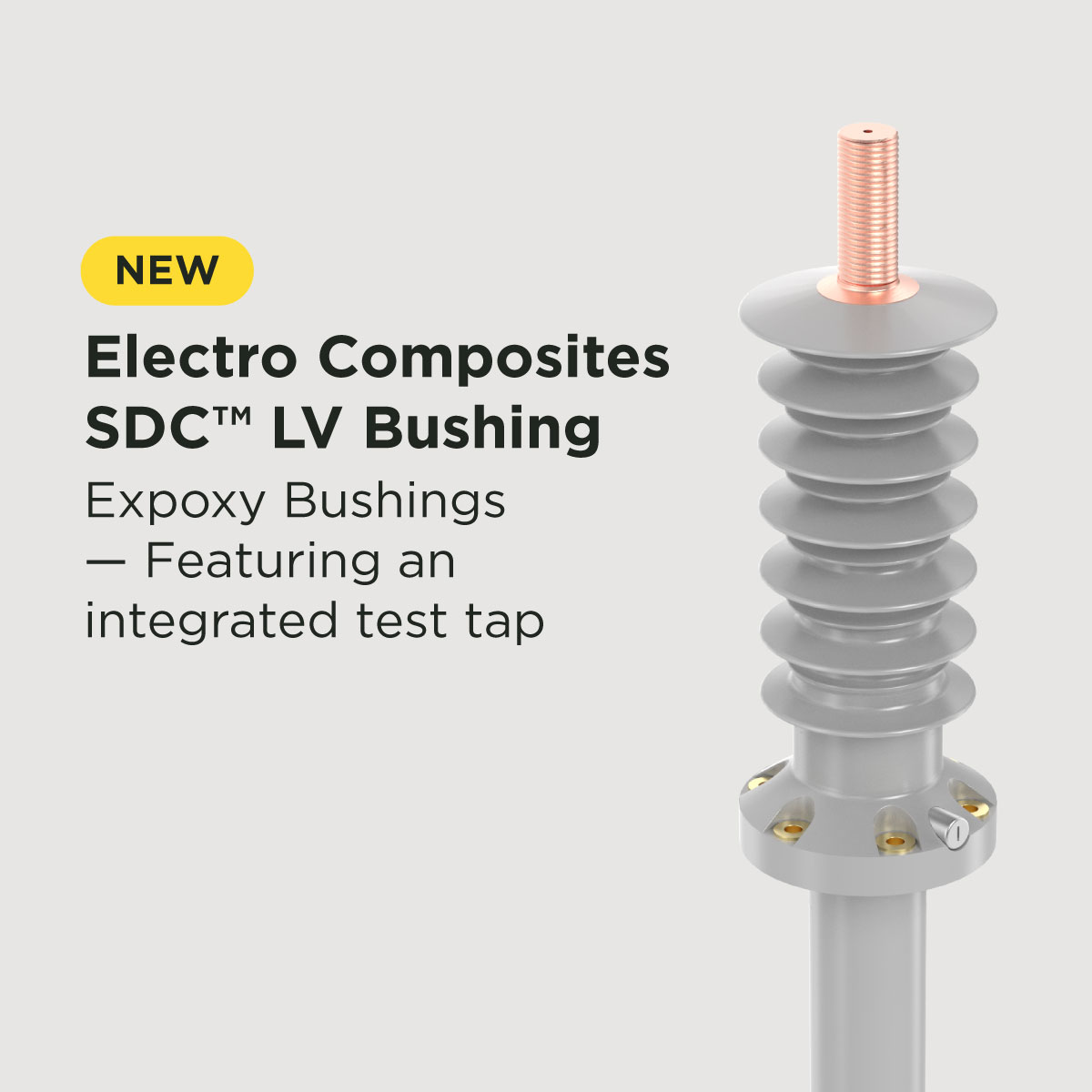 Hubbell - The SDC™ LV All Epoxy Bushing is built for speed and ...
