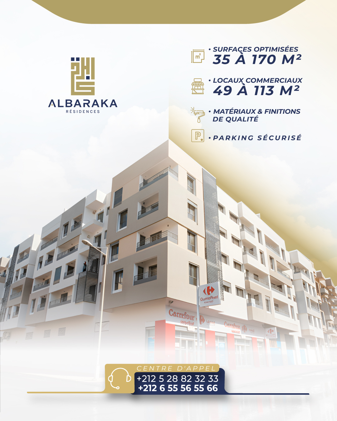 La Résidence Al Baraka propose des... - Moubina Immobilier | Facebook