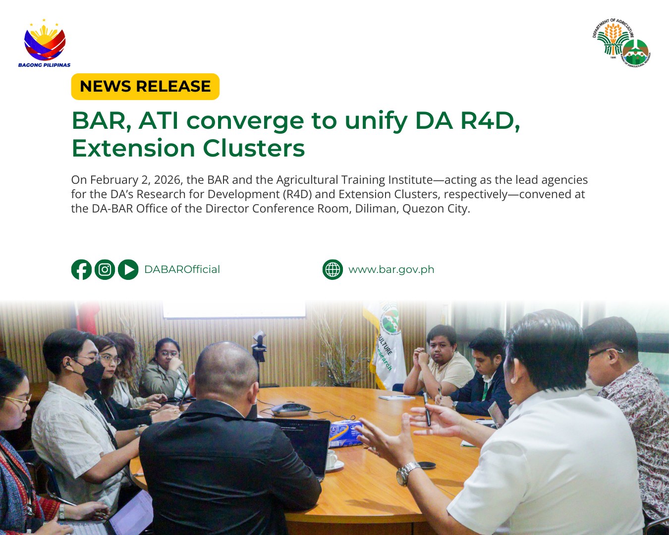 #R4DUpdates: On... - DA - Bureau of Agricultural Research | Facebook