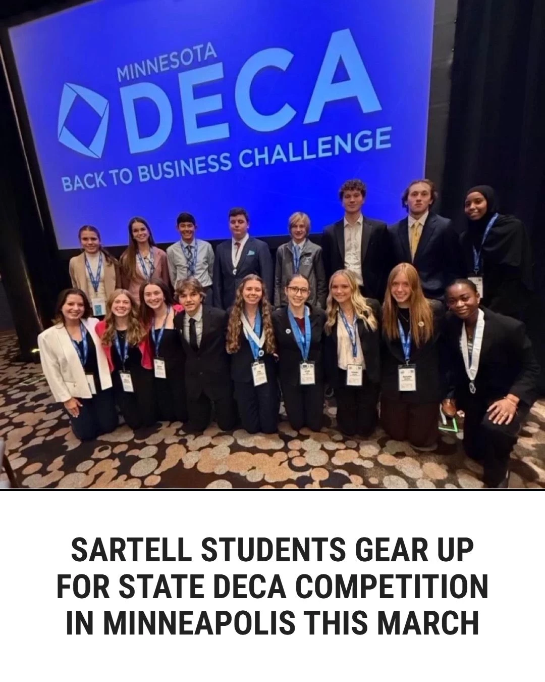 WJON - Sartell Students Gear Up For State DECA Competition In ...