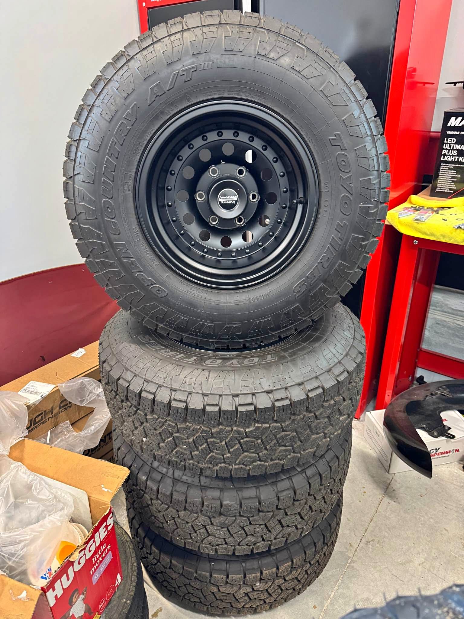 6-Lug American Racing Wheels & Toyo Tires : BRAND NEW (6 x 139.7/5.5 ...