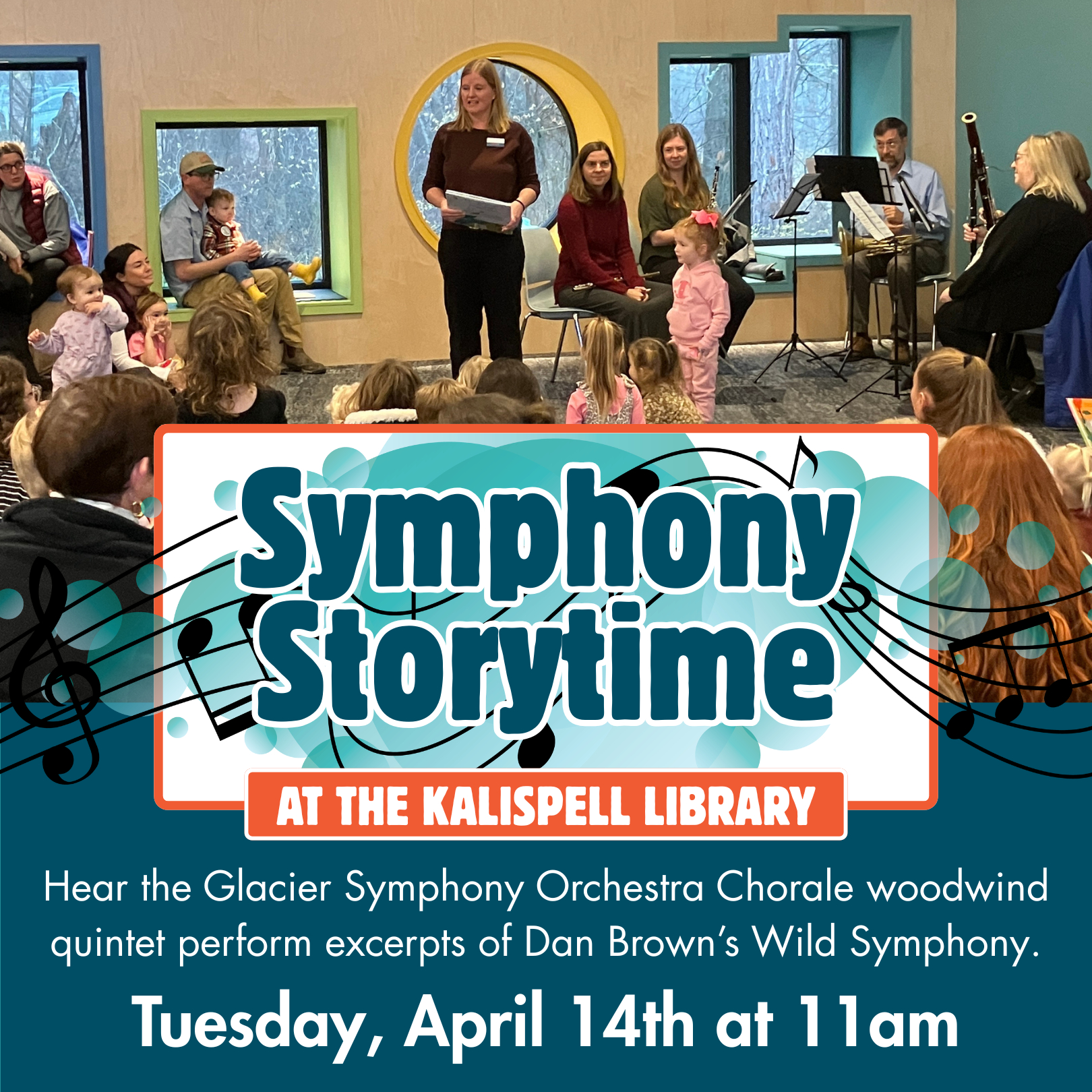 Join us for a special Symphony Storytime at the Kalispell library