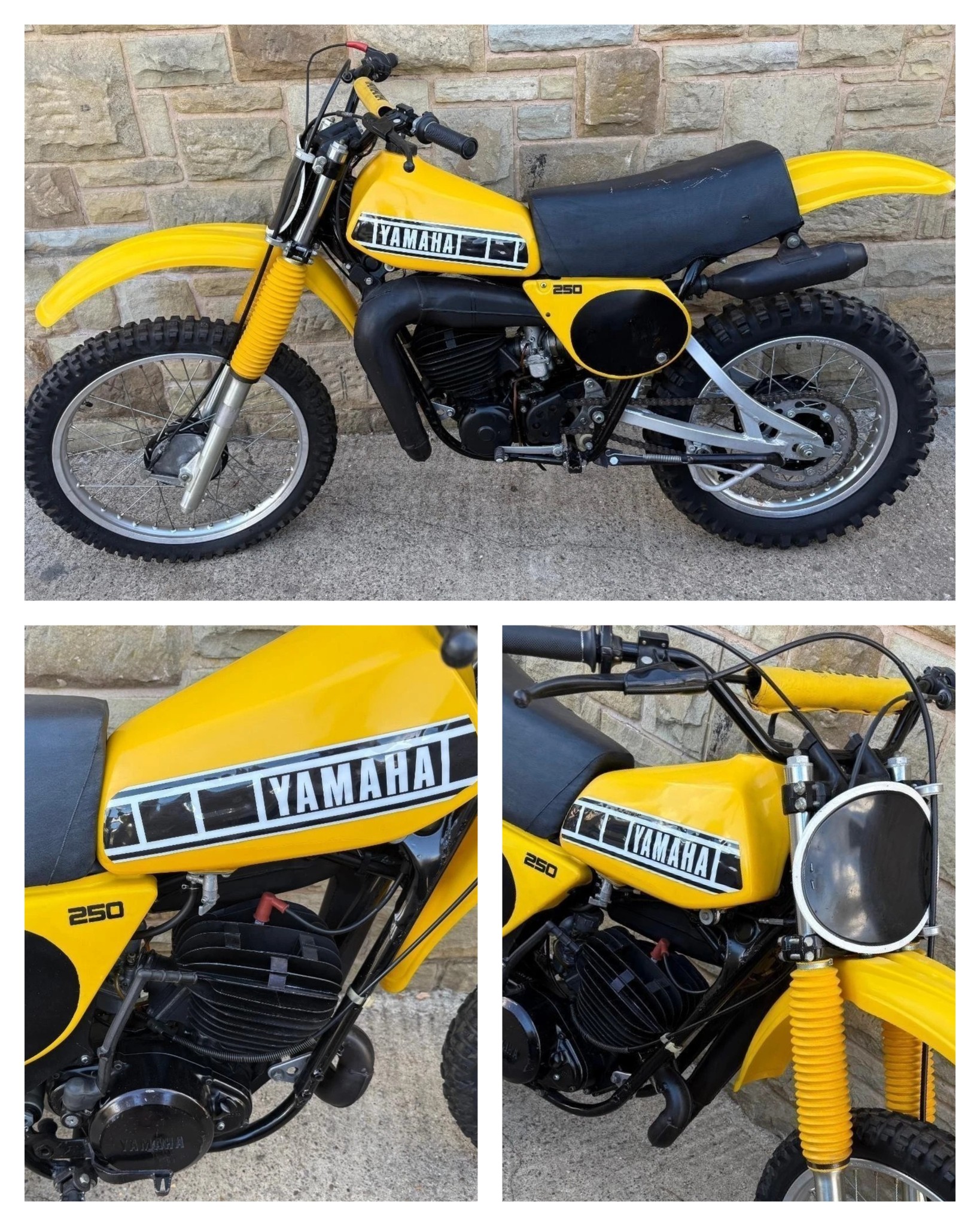 Ad - 1978 Yamaha YZ400. One of the best looking MX bikes of the