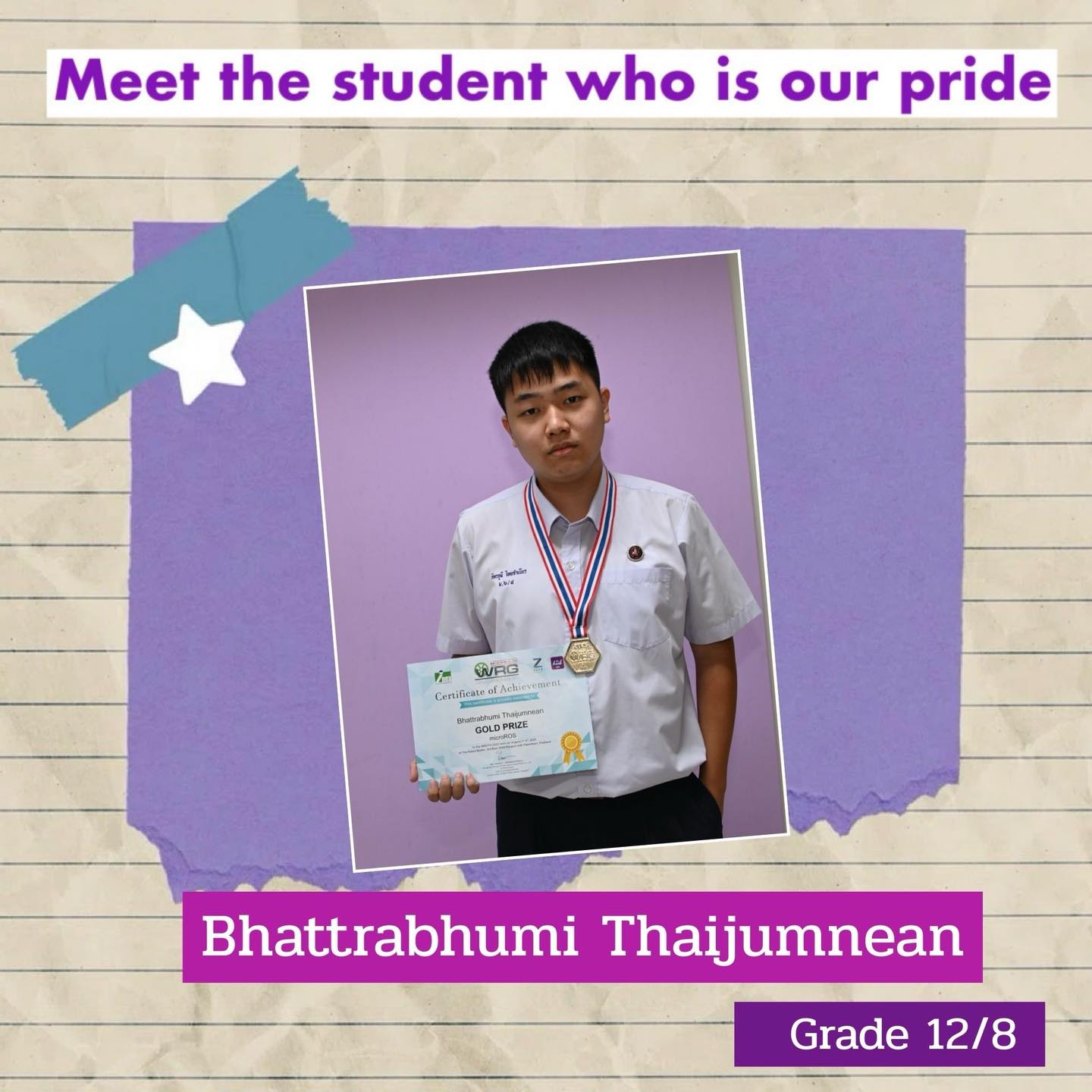 Satit Kaset IP - Meet the student who is our pride today!... | Facebook