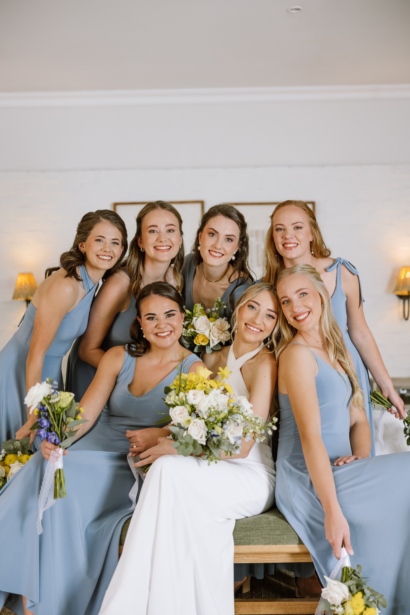 bridesmaid dresses south africa pretoria Mibella Bridesmaids pair:sylvia-mule-with-bow-ivory