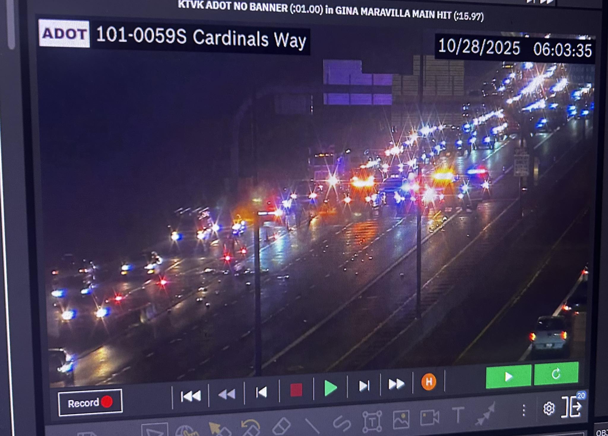 Gina - TRAFFIC ALERT Nails all over the roadway Loop 101 Northbound ...